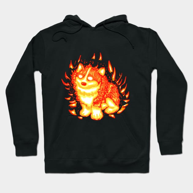 Flame Pup Hoodie by SuperCes